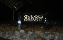 stainless steel Address Sign